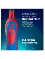 Oral-b disney pixar cars kit - escova elétrica + 2 pilhas aa