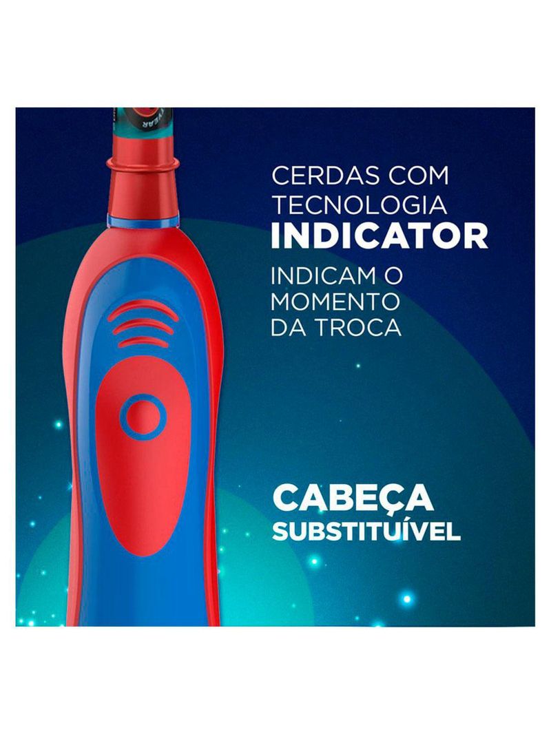 Oral-b disney pixar cars kit - escova elétrica + 2 pilhas aa