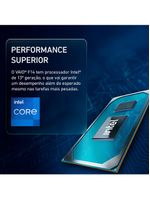 Notebook VAIO® F14 Intel® Core i5-1334U Windows 11 Home 16GB RAM 512GB SSD 14'' Full HD IPS com Fingerprint Cinza Escuro