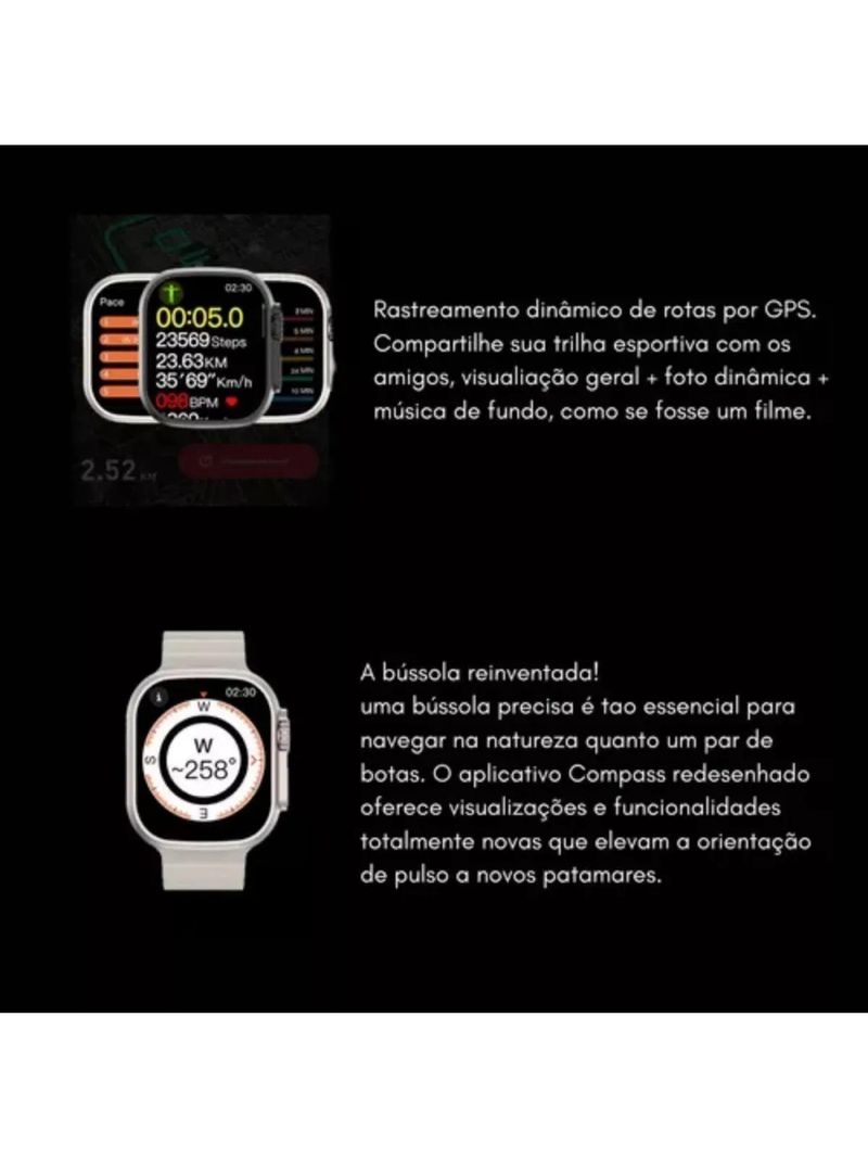 Smartwatch Microwear Ultra 4 Pro 3ATM (Gold)