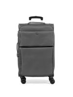 Mala Média Poliéster 4 Rodas Verbier  II - Cinza