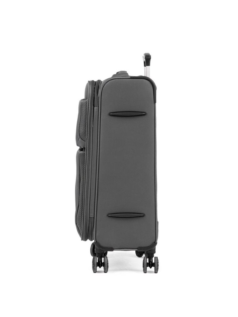 Mala Média Poliéster 4 Rodas Verbier  II - Cinza