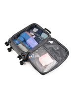 Mala Média Poliéster 4 Rodas Verbier  II - Cinza