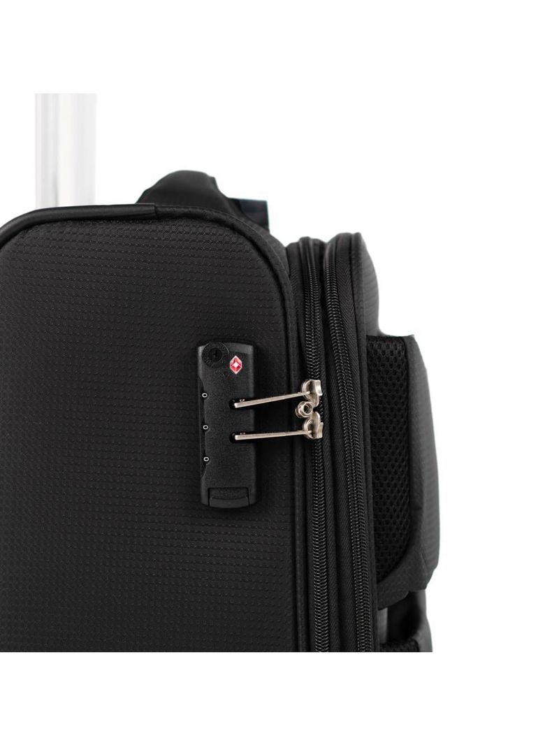 Mala Pequena Poliester 4 Rodas Verbier Swiss One 205 Preta P