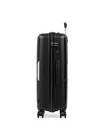 Mala média de polipropileno 4 rodas malta preto