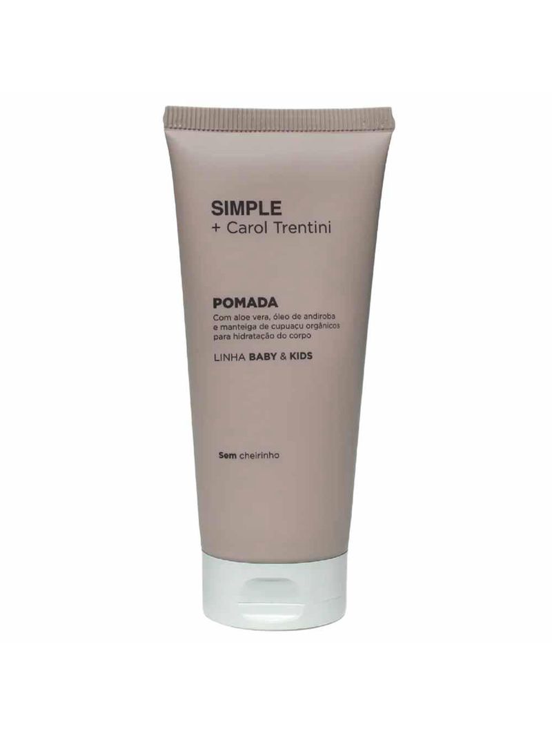 Pomada preventiva de assaduras simple organic baby & kids