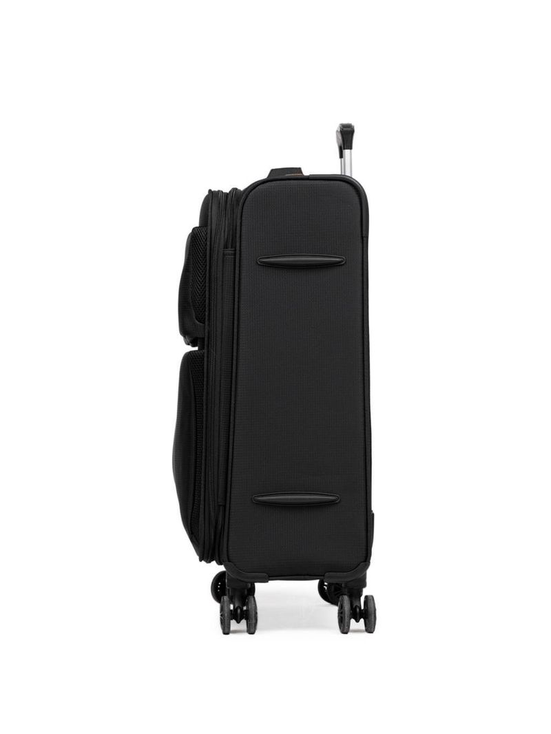 Mala Média Poliéster 4 Rodas Verbier II - Preta