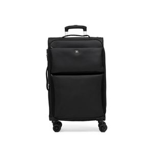 Mala Média Poliéster 4 Rodas Verbier II - Preta