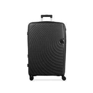 Mala Média 23KG Polipropileno 4 Rodas Cartagena - Preta