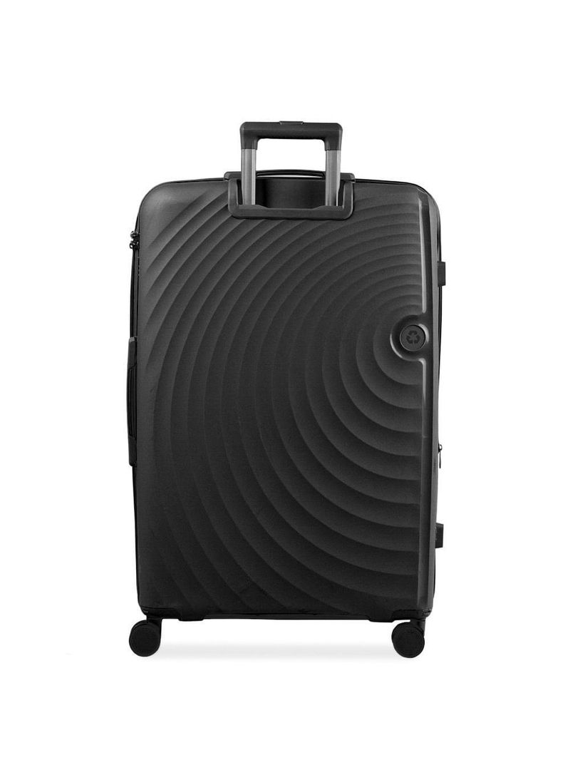 Mala Média 23KG Polipropileno 4 Rodas Cartagena - Preta