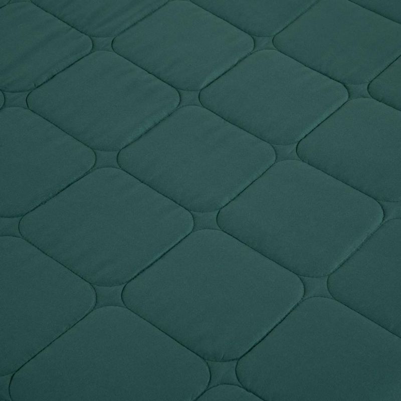 Kit cobre leito colcha speciale casal matelado toque acetinado 400 fios 3 peças verde