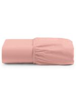 Lençol unique avulso de baixo queen com elástico micro percal 400 fios - rosê