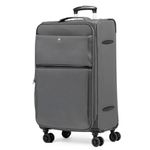 Mala Média Poliéster 4 Rodas Swiss One Verbier II - Cinza