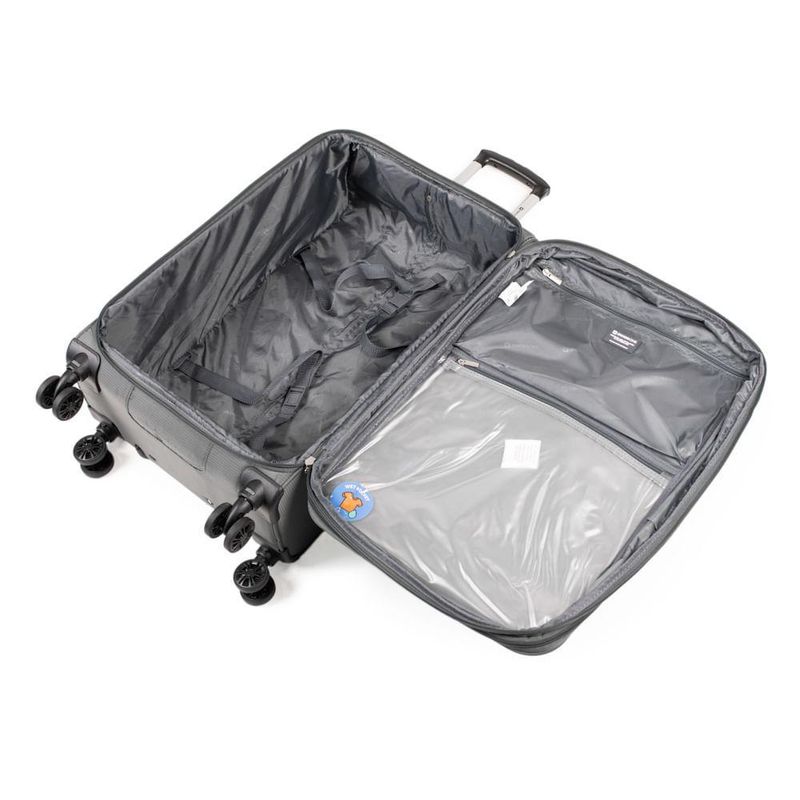 Mala Média Poliéster 4 Rodas Swiss One Verbier II - Cinza