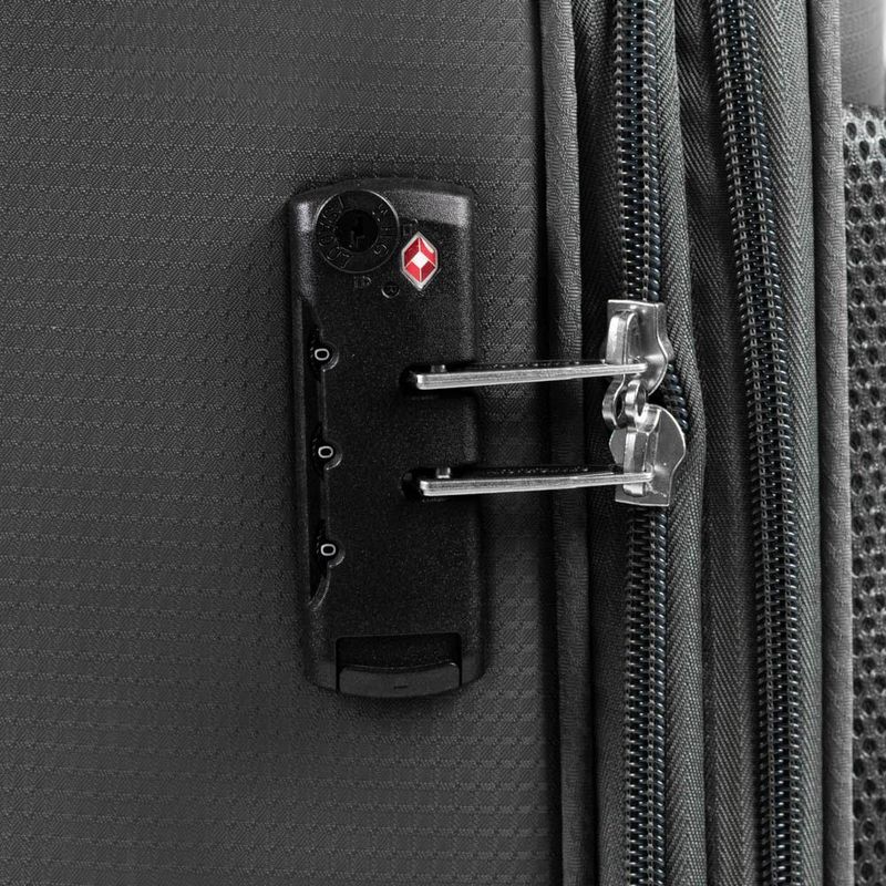 Mala Média Poliéster 4 Rodas Swiss One Verbier II - Cinza