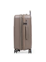 Mala Média de Polipropileno 4 Rodas Seul - Bege