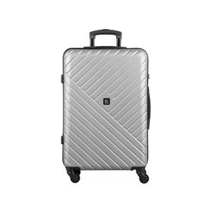 Mala Média 23KG ABS 4 Rodas 26" Detroit Prata