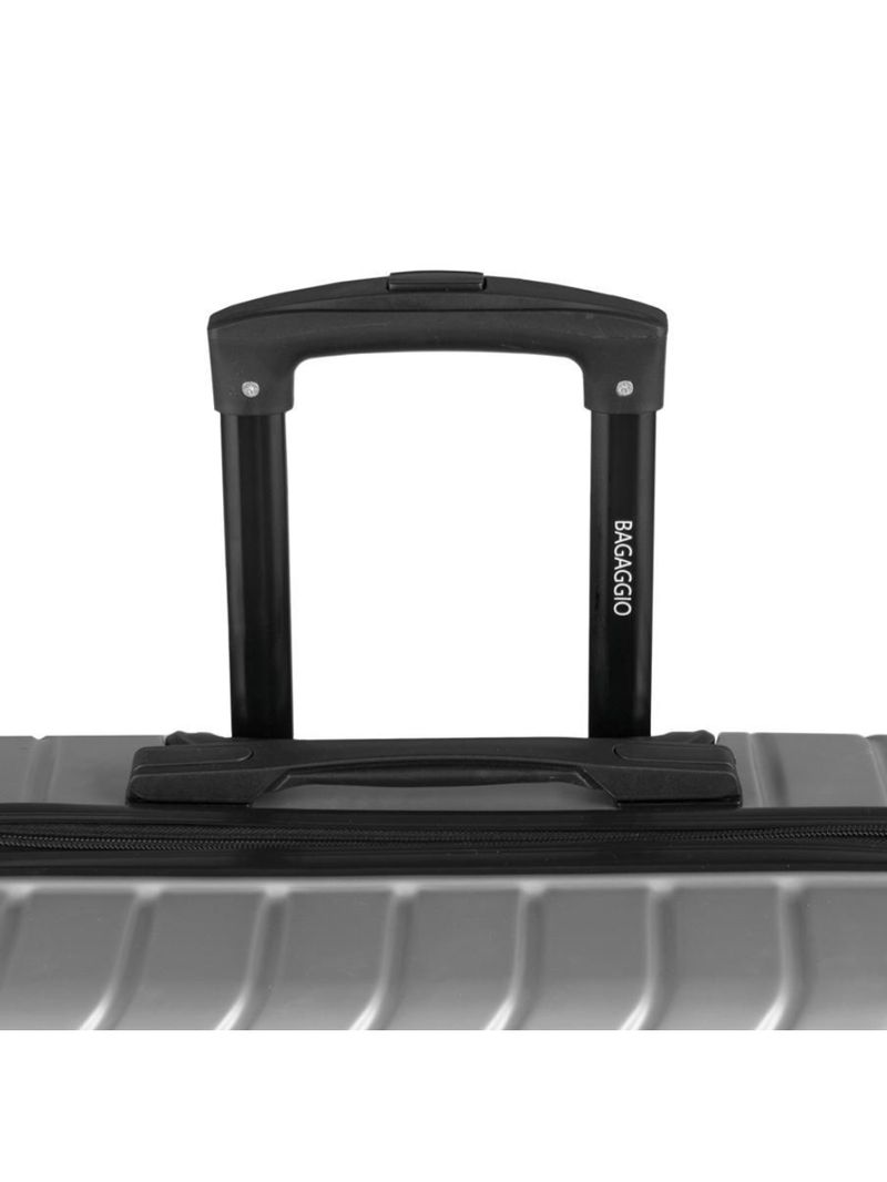 Mala Média 23KG ABS 4 Rodas 26" Detroit Prata