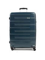 Mala Grande Polipropileno 4 Rodas Suissewin Montreux Azul