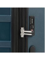 Mala Grande Polipropileno 4 Rodas Suissewin Montreux Azul