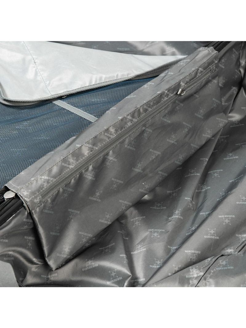 Mala Grande Polipropileno 4 Rodas Suissewin Montreux Azul