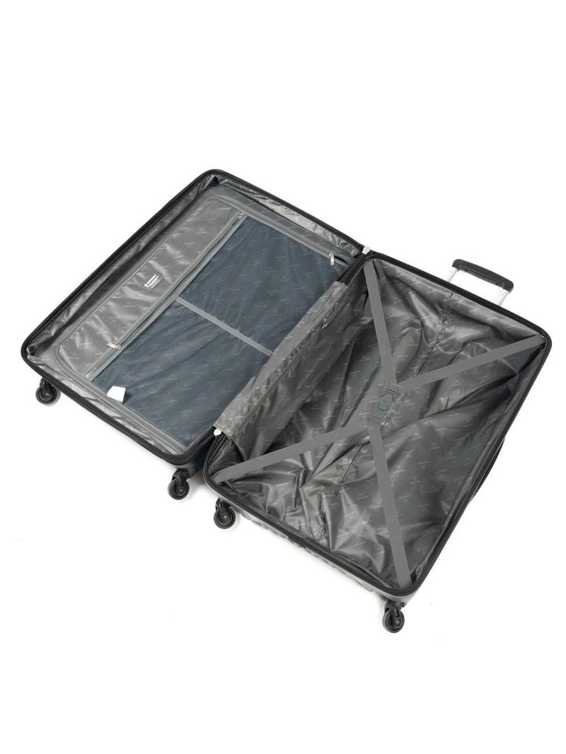 Mala Grande Polipropileno 4 Rodas Suissewin Montreux Azul