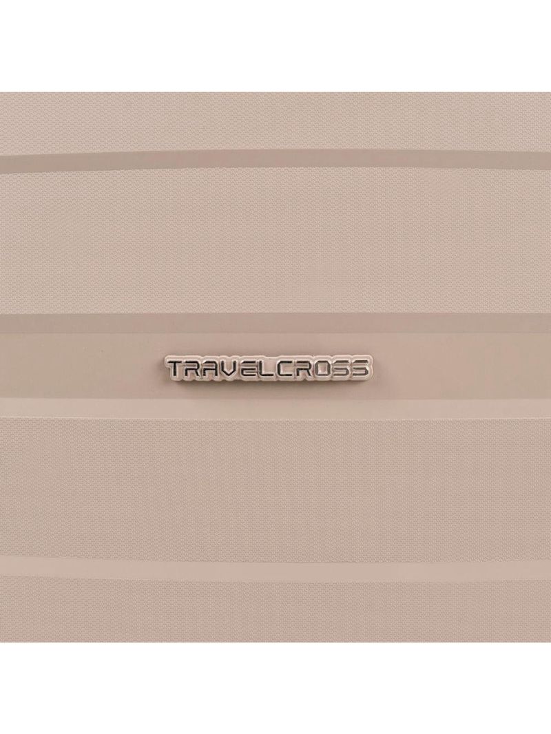 Mala Média 23 Kg Polipropileno 4 Rodas Rover - Off White