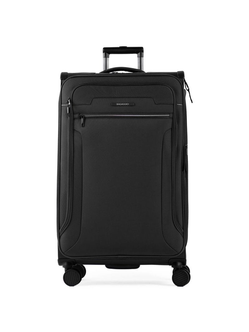 Mala Grande Poliéster 4 Rodas Zurique - Preta