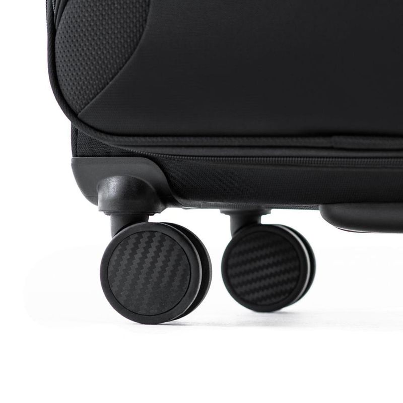 Mala Grande Poliéster 4 Rodas Zurique - Preta