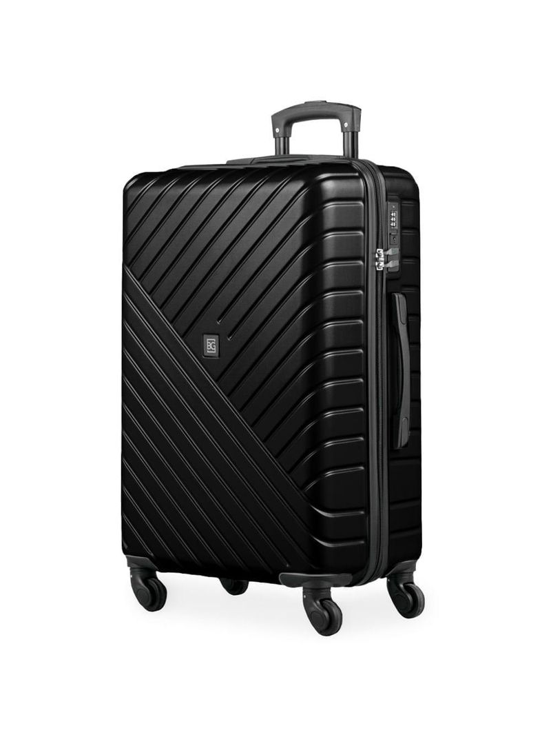 Mala Média 23 Kg ABS 4 Rodas 26" Detroit - Preta