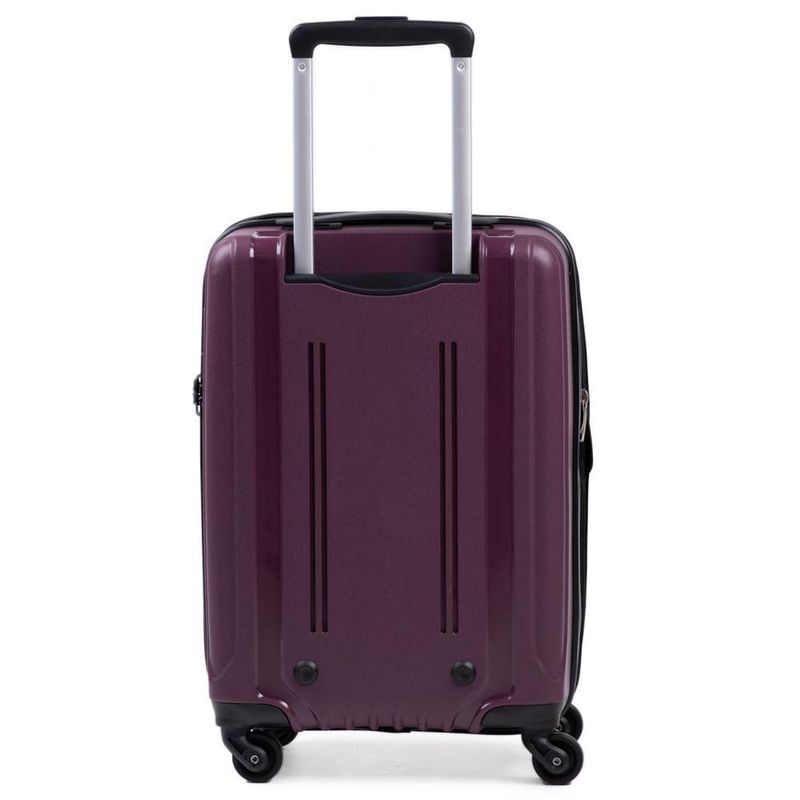 Mala de bordo polipropileno 4 rodas  swissone montreux roxo