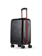 Mala de bordo 10kg abs 4 rodas flamengo crf oficial preta e vermelho
