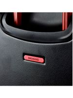 Mala de bordo 10kg abs 4 rodas flamengo crf oficial preta e vermelho