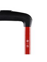 Mala de bordo 10kg abs 4 rodas flamengo crf oficial preta e vermelho