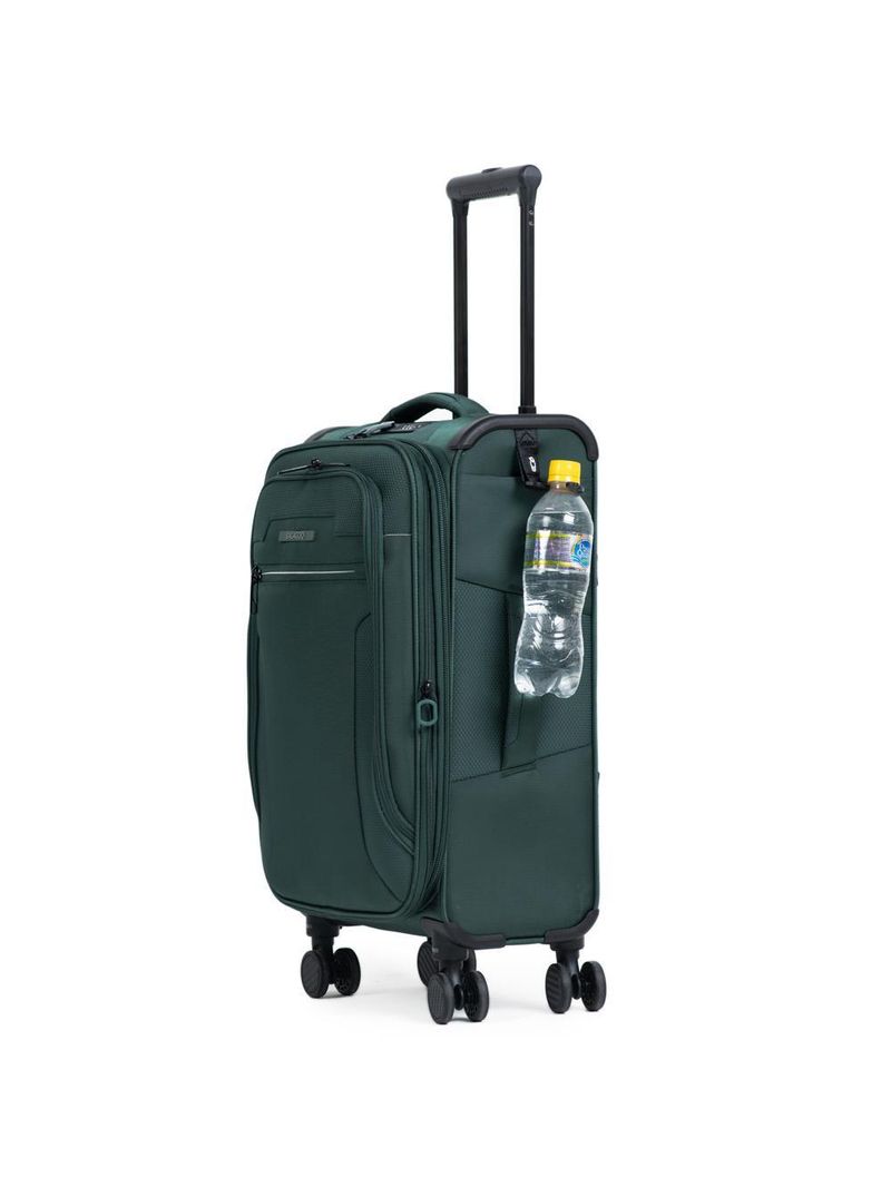 Mala Pequena Poliéster 4 Rodas Zurique Verde