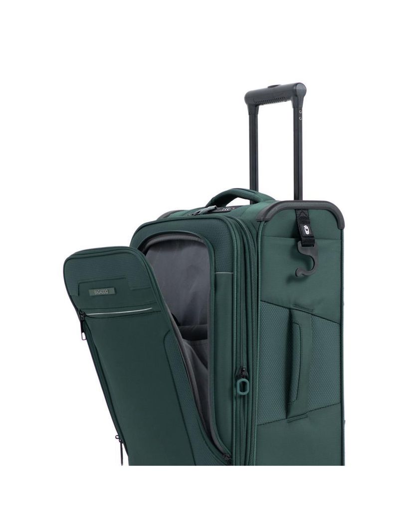 Mala Pequena Poliéster 4 Rodas Zurique Verde