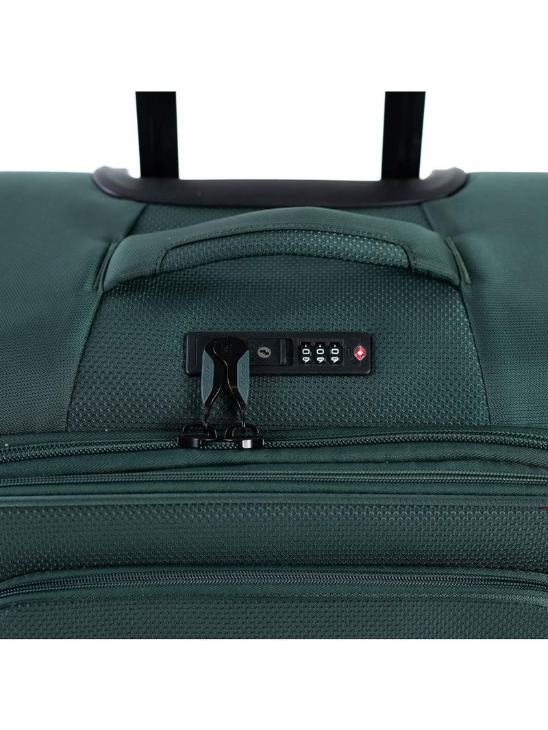 Mala Pequena Poliéster 4 Rodas Zurique Verde