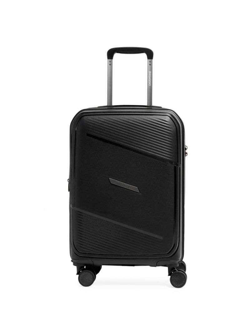 Mala de Viagem Pequena 10 Kg Polipropileno 4 Rodas Seul Preta