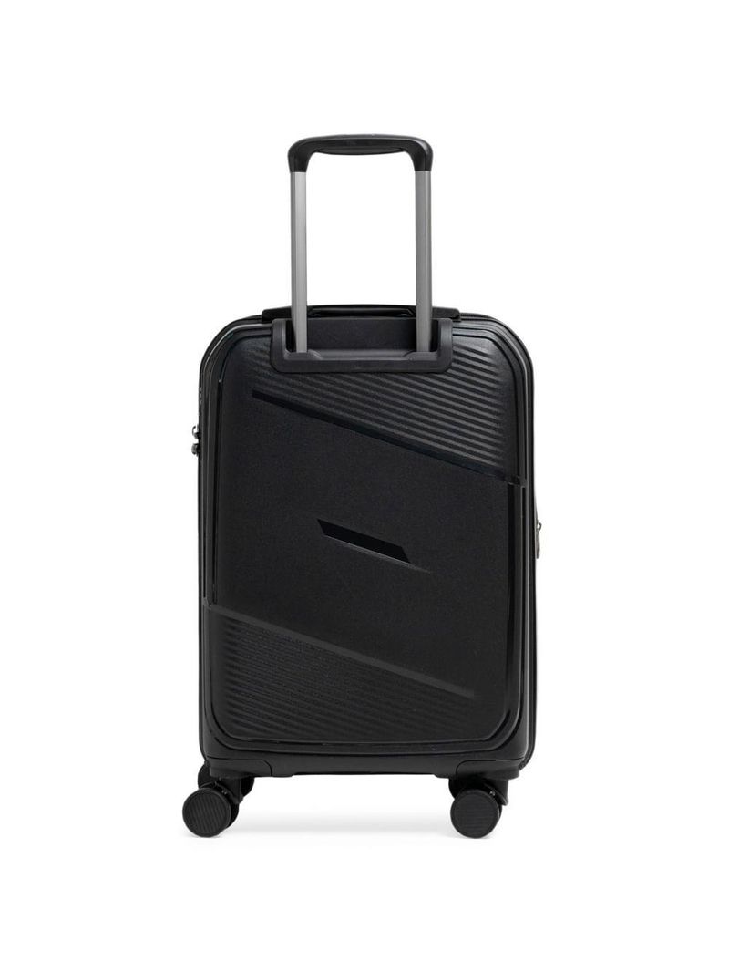 Mala de Viagem Pequena 10 Kg Polipropileno 4 Rodas Seul Preta