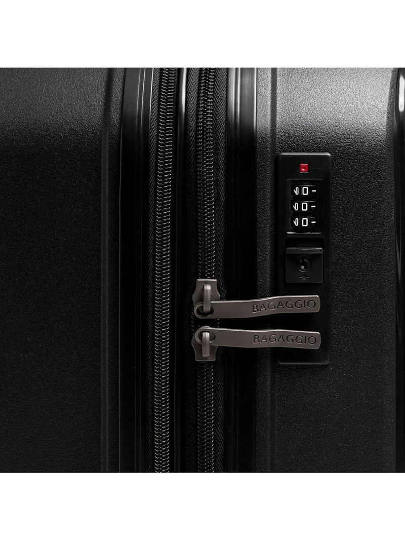 Mala de Viagem Pequena 10 Kg Polipropileno 4 Rodas Seul Preta