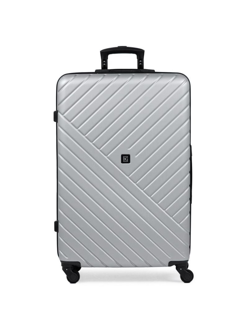 Mala Grande ABS 4 Rodas Detroit Prata