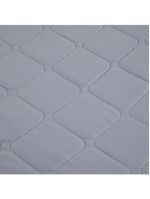 Kit cobre leito colcha speciale king matelado toque acetinado 400 fios 3 peças cinza