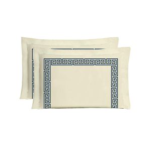 Kit cobre leito colcha mistral casal padrão microfibra dupla face 7 peças - palha