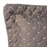 Kit cobre leito colcha vênus king dupla face micropercal 200 fios liso 3 peças - bege