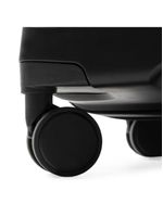 Mala de viagem pequena 10 kg polipropileno 4 rodas rover preta