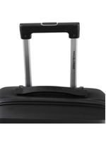 Mala de viagem pequena 10 kg polipropileno 4 rodas rover preta