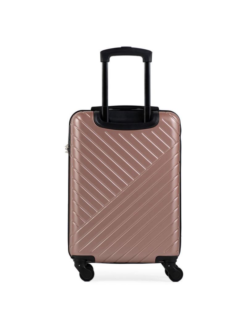Mala de bordo abs 4 rodas detroit rose/preto