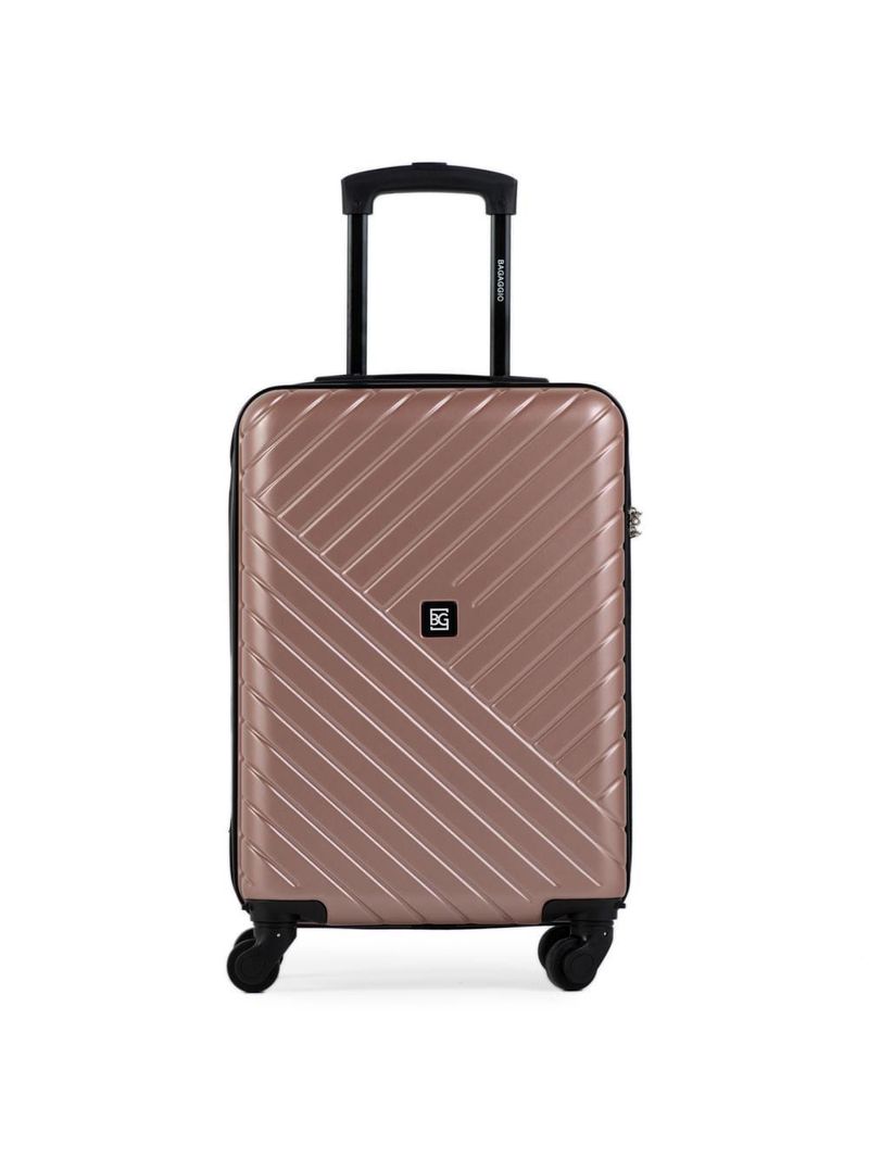 Mala de bordo abs 4 rodas detroit rose/preto