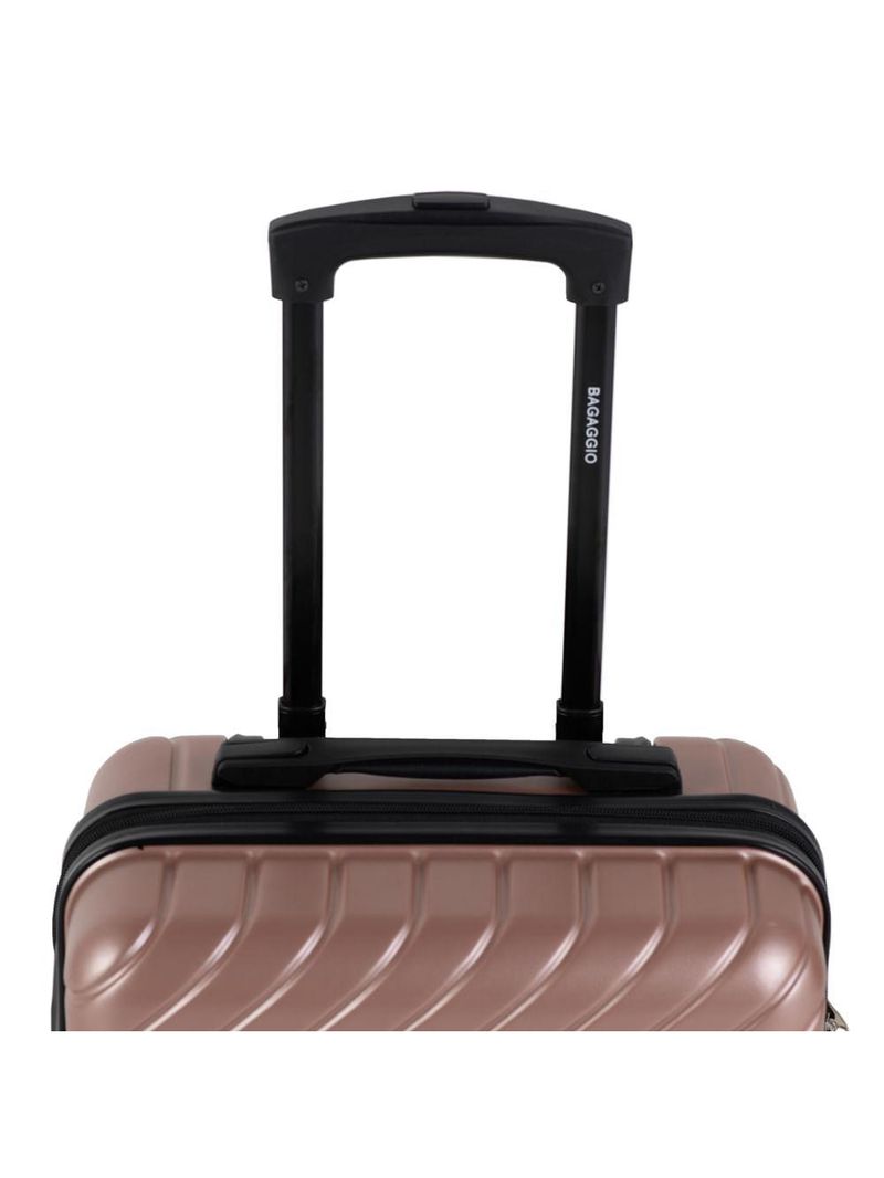 Mala de bordo abs 4 rodas detroit rose/preto