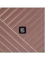 Mala de bordo abs 4 rodas detroit rose/preto